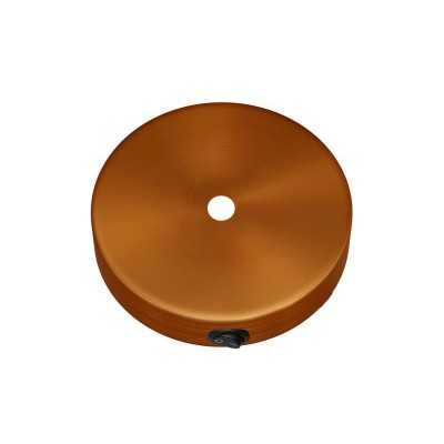 Metall-Baldachin-Set 83mm x 25mm mit 1 Ausgang und Schalter