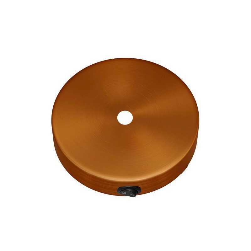 Metall-Baldachin-Set 83mm x 25mm mit 1 Ausgang und Schalter