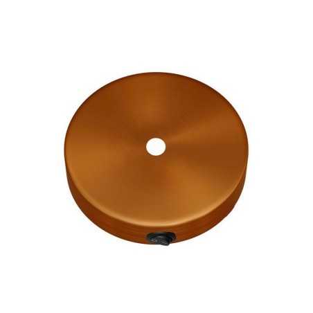 Metall-Baldachin-Set 83mm x 25mm mit 1 Ausgang und Schalter