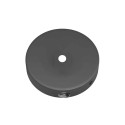 Metall-Baldachin-Set 83mm x 25mm mit 1 Ausgang und Schalter