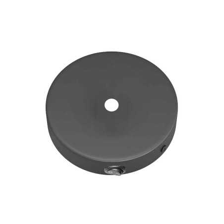 Metall-Baldachin-Set 83mm x 25mm mit 1 Ausgang und Schalter