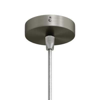 Deckenbaldachin-Set 83mm Durchmesser x 25mm mit einem Ausgang