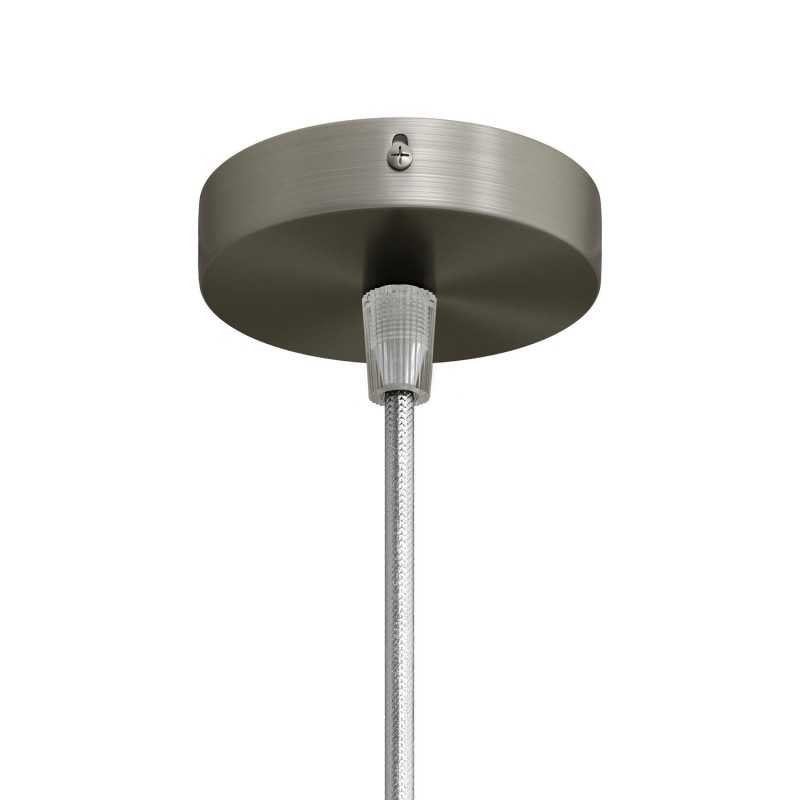 Deckenbaldachin-Set 83mm Durchmesser x 25mm mit einem Ausgang