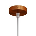 Deckenbaldachin-Set 83mm Durchmesser x 25mm mit einem Ausgang