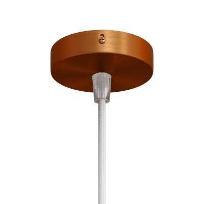 Deckenbaldachin-Set 83mm Durchmesser x 25mm mit einem Ausgang