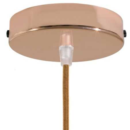 Deckenbaldachin-Set 120mm Durchmesser x 25mm mit einem Ausgang