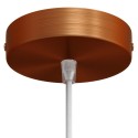 Deckenbaldachin-Set 120mm Durchmesser x 25mm mit einem Ausgang