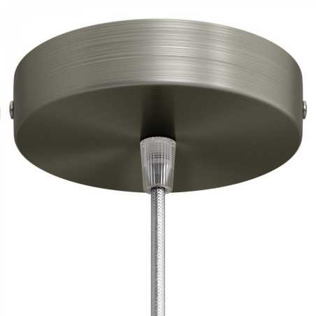 Deckenbaldachin-Set 120mm Durchmesser x 25mm mit einem Ausgang