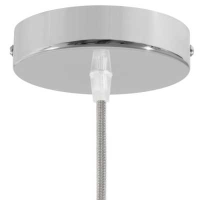 Deckenbaldachin-Set 120mm Durchmesser x 25mm mit einem Ausgang