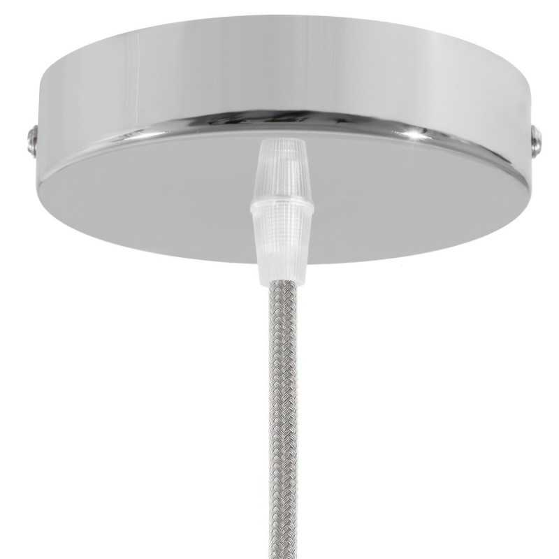 Deckenbaldachin-Set 120mm Durchmesser x 25mm mit einem Ausgang