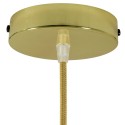 Deckenbaldachin-Set 120mm Durchmesser x 25mm mit einem Ausgang