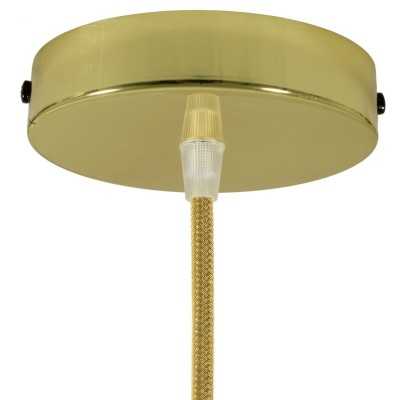 Deckenbaldachin-Set 120mm Durchmesser x 25mm mit einem Ausgang