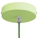 Deckenbaldachin-Set 120mm Durchmesser x 25mm mit einem Ausgang