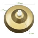 Klassischer Deckenbaldachin 120mm Durchmesser x 27mm mit einem Ausgang