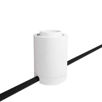 Sockel-Lampenfassung fuer E27 koppelbar 50mm x 75mm