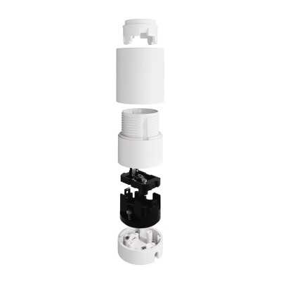 Sockel-Lampenfassung fuer E27 koppelbar 50mm x 75mm