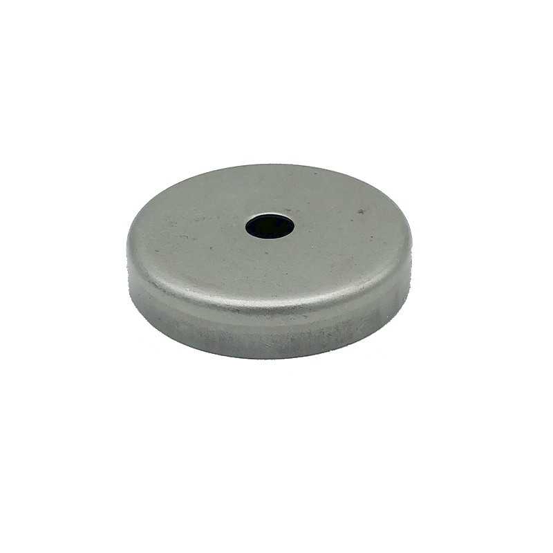 Tapa portaglobos de hierro bruto 58mm diámetro x 9mm