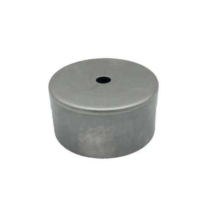 Tapa portaglobos de hierro bruto 78mm diámetro x 36mm