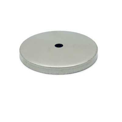 Tapa portaglobos de hierro bruto 93mm diámetro x 7mm