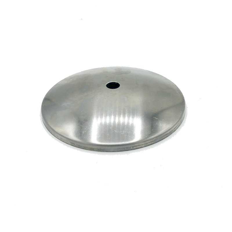 Tapa portaglobos cóncava de hierro bruto 105mm diámetro x 4mm