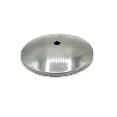 Tapa portaglobos cóncava de hierro bruto 105mm diámetro x 4mm