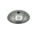 Tapa portaglobos cóncava de hierro bruto 79mm diámetro x 4mm