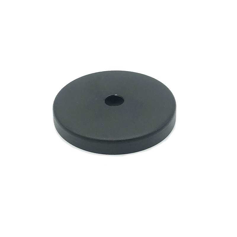 Tapa portaglobos color negro 63mm diámetro x 7mm