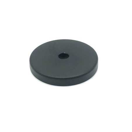 Tapa portaglobos color negro 63mm diámetro x 7mm