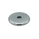 Tapa portaglobos cromada redondeada 46mm diámetro x 4mm