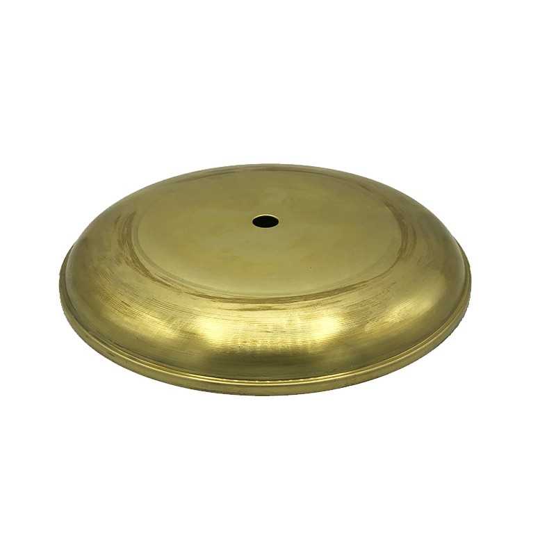 Tapa portaglobos de latón 160mm diámetro x 4mm