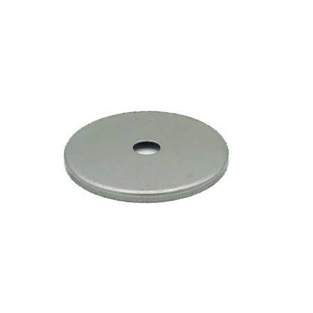 Tapa portaglobos de hierro bruto 40mm diámetro x 3mm