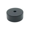 Tapa de metal color negro 58mm diámetro x 21mm