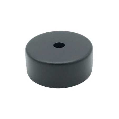 Tapa de metal color negro 58mm diámetro x 21mm