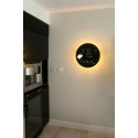 Wandleuchte aus Stahl mit integrierter LED, grau, MEDIAN