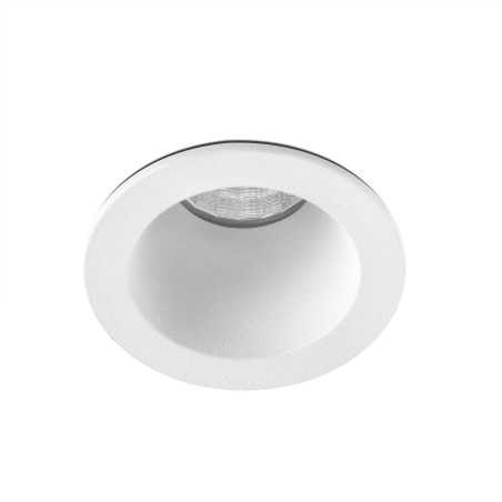 Deckenleuchte aus Aluminium mit integrierter LED, mattweiss, MEYRAN