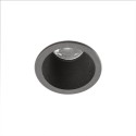 Deckenleuchte aus Aluminium mit integrierter LED, mattschwarz, LATILLE