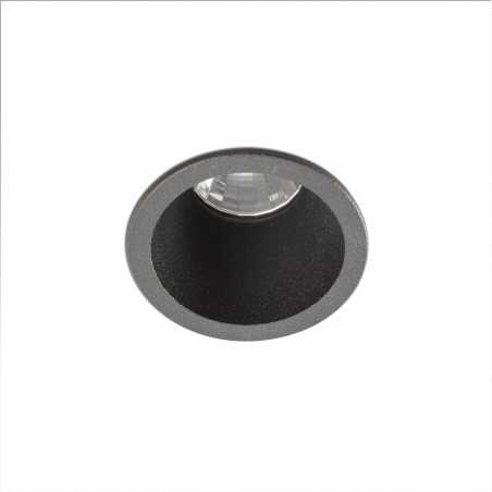 Deckenleuchte aus Aluminium mit integrierter LED, mattschwarz, LATILLE