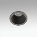 Deckenleuchte aus Aluminium mit integrierter LED, mattschwarz, LATILLE