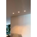 Deckenleuchte aus Aluminium mit integrierter LED, mattweiss, GOUYARD