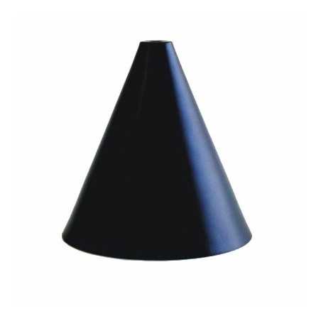 Metallschirm schwarz-gold 180mm hoch x 165mm Durchmesser