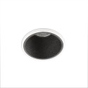 Deckenleuchte aus Aluminium mit integrierter LED, mattschwarz, GOUDOU