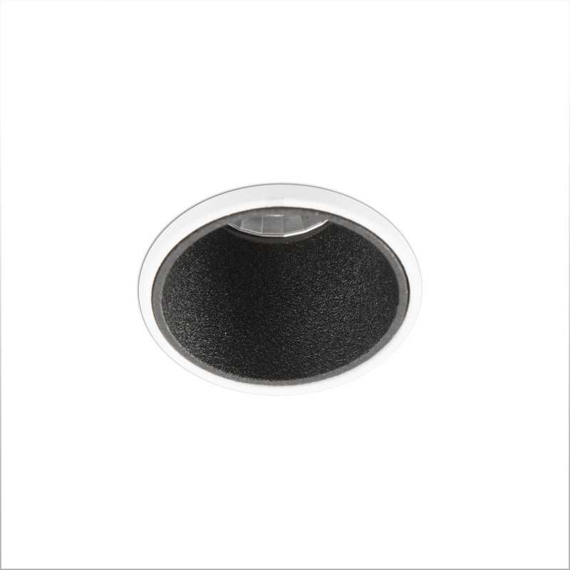 Deckenleuchte aus Aluminium mit integrierter LED, mattschwarz, GOUDOU