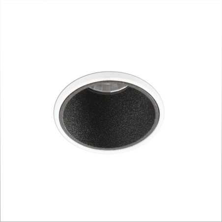 Deckenleuchte aus Aluminium mit integrierter LED, mattschwarz, GOUDOU