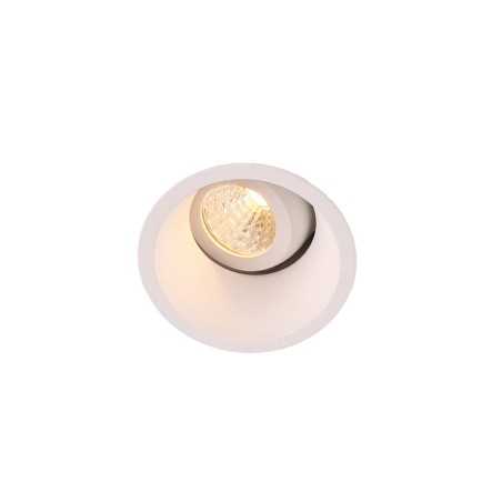 Deckenleuchte aus Aluminium mit integrierter LED, mattweiss, HAMARS