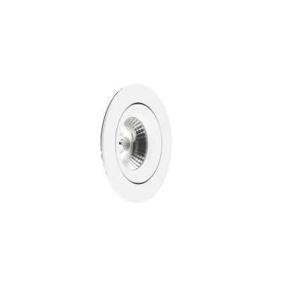 Deckenleuchte aus Aluminium mit integrierter LED, weiss, TREDIAS