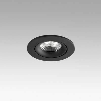 Deckenleuchte aus Aluminium mit integrierter LED, schwarz, LALINDE