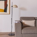 Stehleuchte aus Stahl E27, mattschwarz, DUISANS