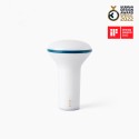 Tischleuchte aus Polycarbonat mit integrierter LED, Weiss, RIANTEC