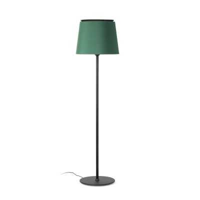 Stehleuchte aus Stahl E27, mattschwarz, CREQUY