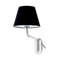 Wandleuchte aus Stahl E27, chrom glaenzend, CUBRIAL